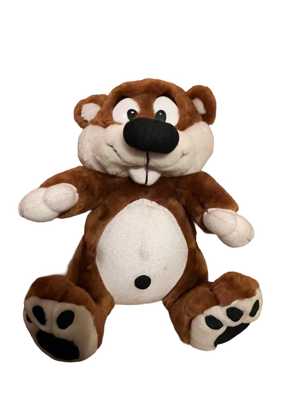 Vintage 1993 Nanco Beaver Plush Stuffed Animal Toy